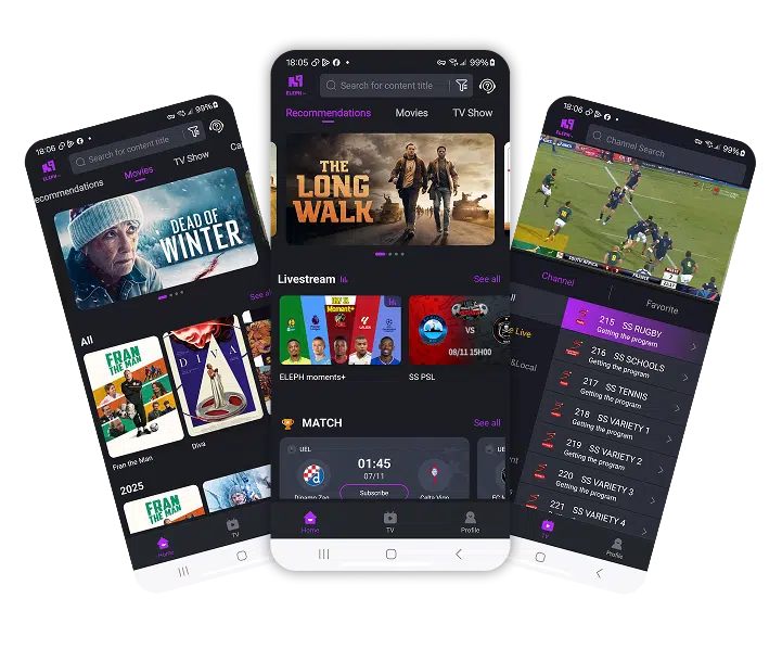ElephTV mobile application preview